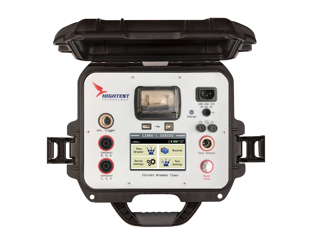 CIBRE-L6B BLUE, 6-Contact Circuit Breaker Timer with Built-in Battery, Bluetooth & Printer CIBRE-L6B BLUE, 6-Contact Circuit Breaker Timer with Built-in Battery, Bluetooth & Printer