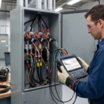 Üç fazlı elektrik sisteminde güç kalitesi ve harmonik ölçümü