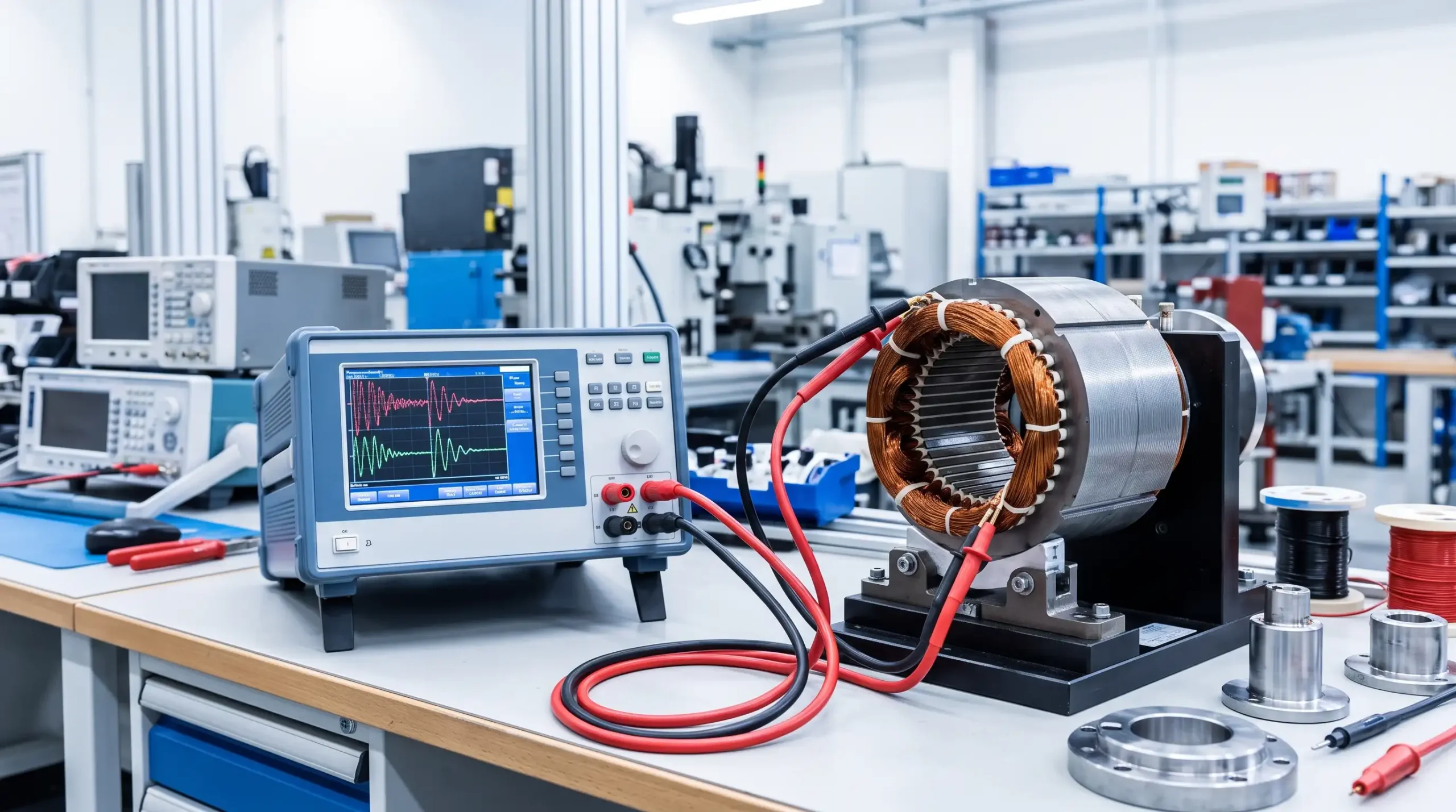 Impulse sargı test cihazı ile elektrik motoru sargı testi