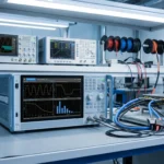Programlanabilir AC güç kaynağı ile elektronik cihaz ve şebeke koşulları testi