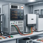 Rejeneratif şebeke simülatörü ile LVRT ve HVRT inverter testi